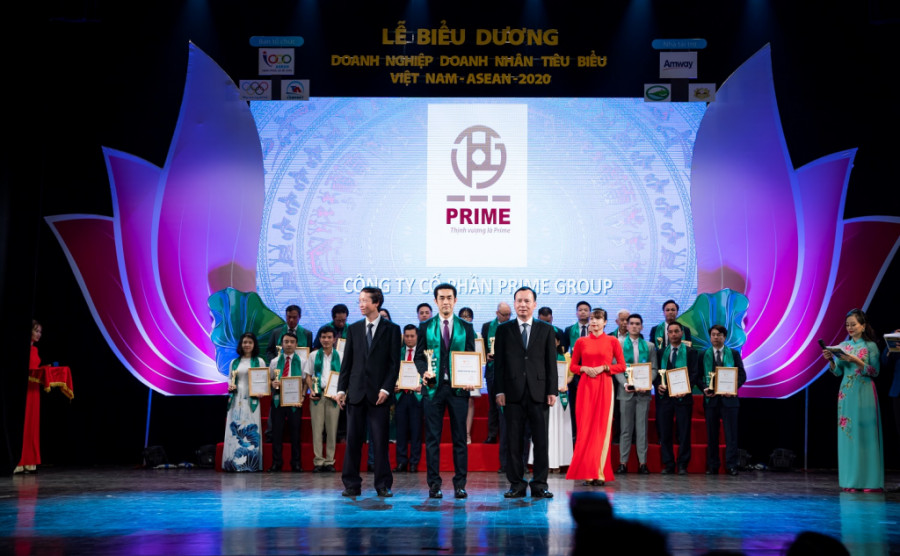 Prime Group nhận giải thưởng ‘Doanh nghiệp tiêu biểu Việt Nam – ASEAN 2020’